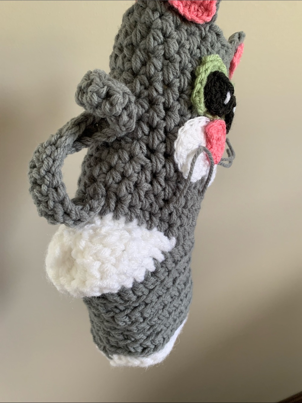 Gray Cat Stocking - Picture 3 of 4